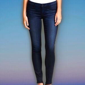 J Brand Waxed & Coated Denim Legging in “Smokestack” Size 27